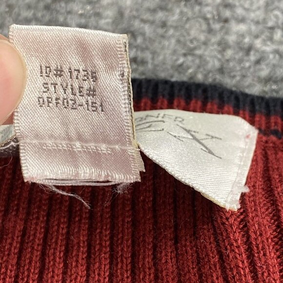 Casual Corner Annex Sweater Twin Set Womens PM Red Maroon VTG 2-Pc Knitwear - Picture 5 of 16